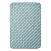 Tapis De Bain Turquoise coupé (devant Vertical)