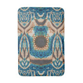 Tapis De Bain Turquoise Gold Sun Southwestern Art (Devant (Vertical))