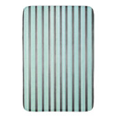 Tapis De Bain Turquoise, gris et blanc (devant Vertical)