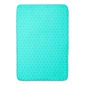 Tapis De Bain Turquoise Moderne du Milieu du Siècle (devant Vertical)