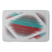Tapis De Bain Turquoise rotation bordeaux (Devant)
