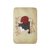 Tapis De Bain Tuxedo Chat - Jours heureux (Devant (Vertical))