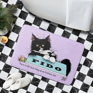 Tapis De Bain Tuxedo Kitten Chien's Bowl