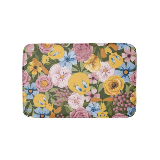 Tapis De Bain TWEETY™ Floral Embroidery Pattern (Devant)