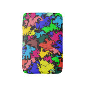 Tapis De Bain Twirl coloré Abstrait / (Devant (Vertical))