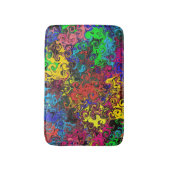 Tapis De Bain Twirlers colorés Abstraits / (Devant (Vertical))