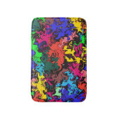 Tapis De Bain Twirls colorés Abstraits / (Devant (Vertical))