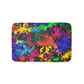 Tapis De Bain Twirls colorés Abstraits / (Devant)