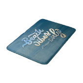 Tapis De Bain Typographie de Sunset Beach Vibes (Angle)
