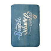 Tapis De Bain Typographie de Sunset Beach Vibes (Devant (Vertical))