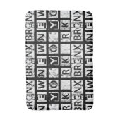 Tapis De Bain Typographie grunge de Bronx New York | (Devant (Vertical))