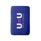 Tapis De Bain U=U VIH non détectable égale non transmettable (Devant (Vertical))