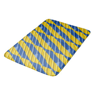 Tapis De Bain Ukraine bleue et jaune Inspirations Paix pas de gu