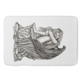 Tapis De Bain Un ange endormi sur la pierre (Devant)