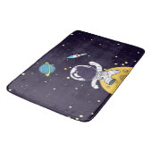 Tapis De Bain Un astronaute spatial explore l'espace extra-atmos (Angle)