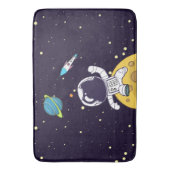 Tapis De Bain Un astronaute spatial explore l'espace extra-atmos (devant Vertical)