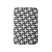 Tapis De Bain Un b&w modèle fait avec "plus" le signe (Devant (Vertical))