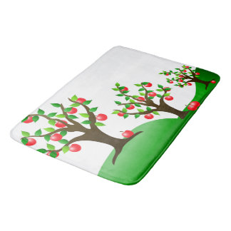 Tapis De Bain Un champ de pommiers