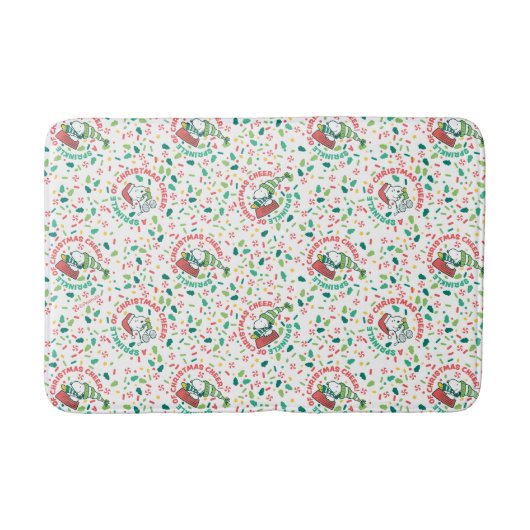Tapis De Bain Un clin d'oeil à Noël Motif (Devant)