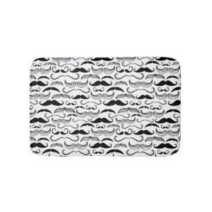 Tapis De Bain Un club des messieurs. Motif 2 de moustache