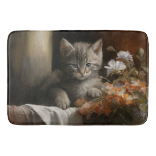 Tapis De Bain Un Coin Cosy Tabby Kitten