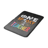Tapis De Bain Un design Halloween d'enseignant effrayant_1 (Angle)