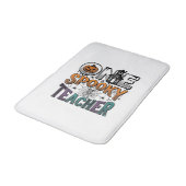 Tapis De Bain Un design vectoriel Halloween d'un professeur effr (Angle)