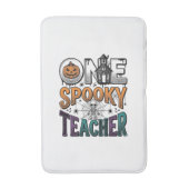 Tapis De Bain Un design vectoriel Halloween d'un professeur effr (Devant (Vertical))