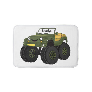 Tapis De Bain Un Green Monster truck
