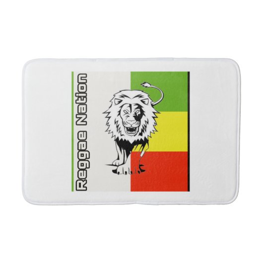 Tapis De Bain Un Mat-Bain De Nation Reggae (Devant)