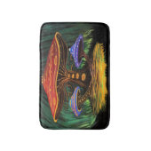 Tapis De Bain Un monde de champignons (Devant (Vertical))