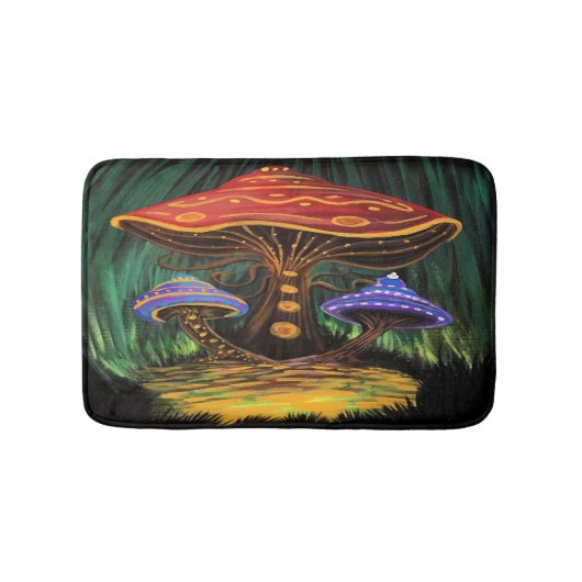 Tapis De Bain Un monde de champignons (Devant)
