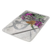 Tapis De Bain Un papillon jaune (Angle)