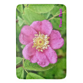 Tapis De Bain Un Rose sauvage (devant Vertical)