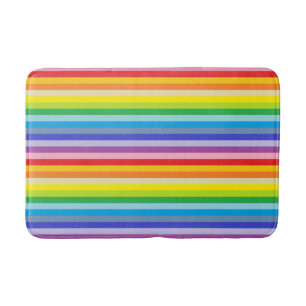 Tapis De Bain Un spectre plus large de rayures arc-en-ciel