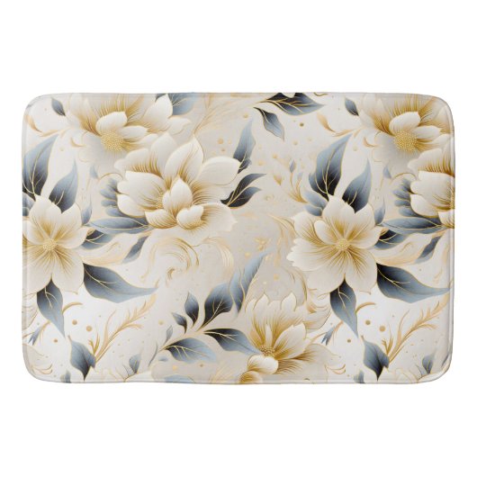 Tapis De Bain Une conception de série florale de mariage 9 (Devant)