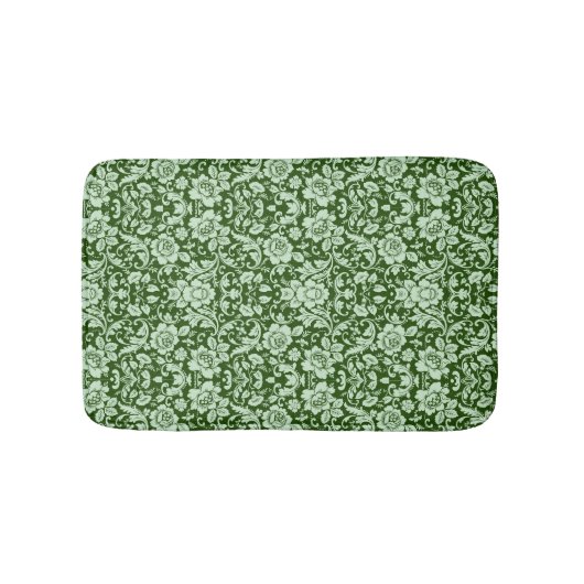 Tapis De Bain Une damassé florale antique (Devant)