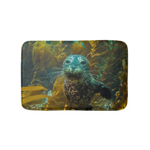 Tapis De Bain Une forêt curieuse Santa Barbara de varech de