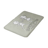 Tapis De Bain Une partie de ma vie (Angle)