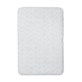 Tapis De Bain Une surface entièrement blanche et sans fonctionna (Devant (Vertical))