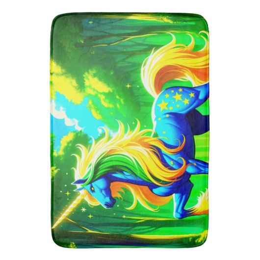Tapis De Bain Unicorne (devant Vertical)