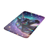 Tapis De Bain Unicorne dans un Arrière - plan étincelant (Angle)