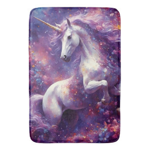 Tapis De Bain Unicorne Purple Mane