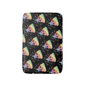 Tapis De Bain Unicorne Rainbow Poop Emoji (Devant (Vertical))