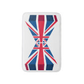 Tapis De Bain Union Jack, drapeau britannique en 3D (Devant (Vertical))