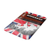 Tapis De Bain union jack flag cabine téléphonique couronne kitty (Angle)