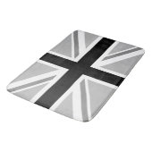 Tapis De Bain Union Jack monochrome/conception de drapeau (Angle)