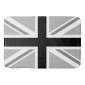 Tapis De Bain Union Jack monochrome/conception de drapeau (Devant)