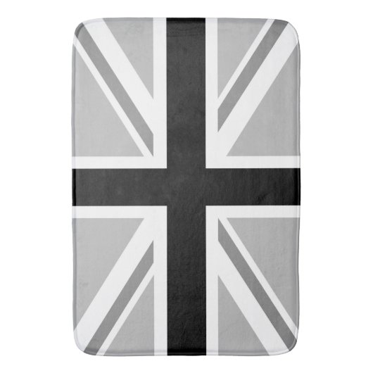Tapis De Bain Union Jack monochrome/conception de drapeau (devant Vertical)
