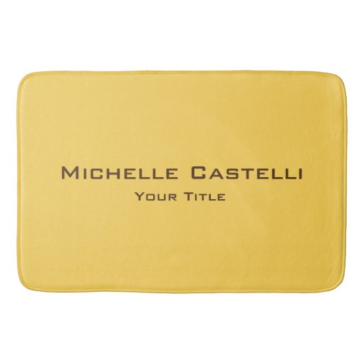 Tapis De Bain Unique professionnel classique simple (Devant)